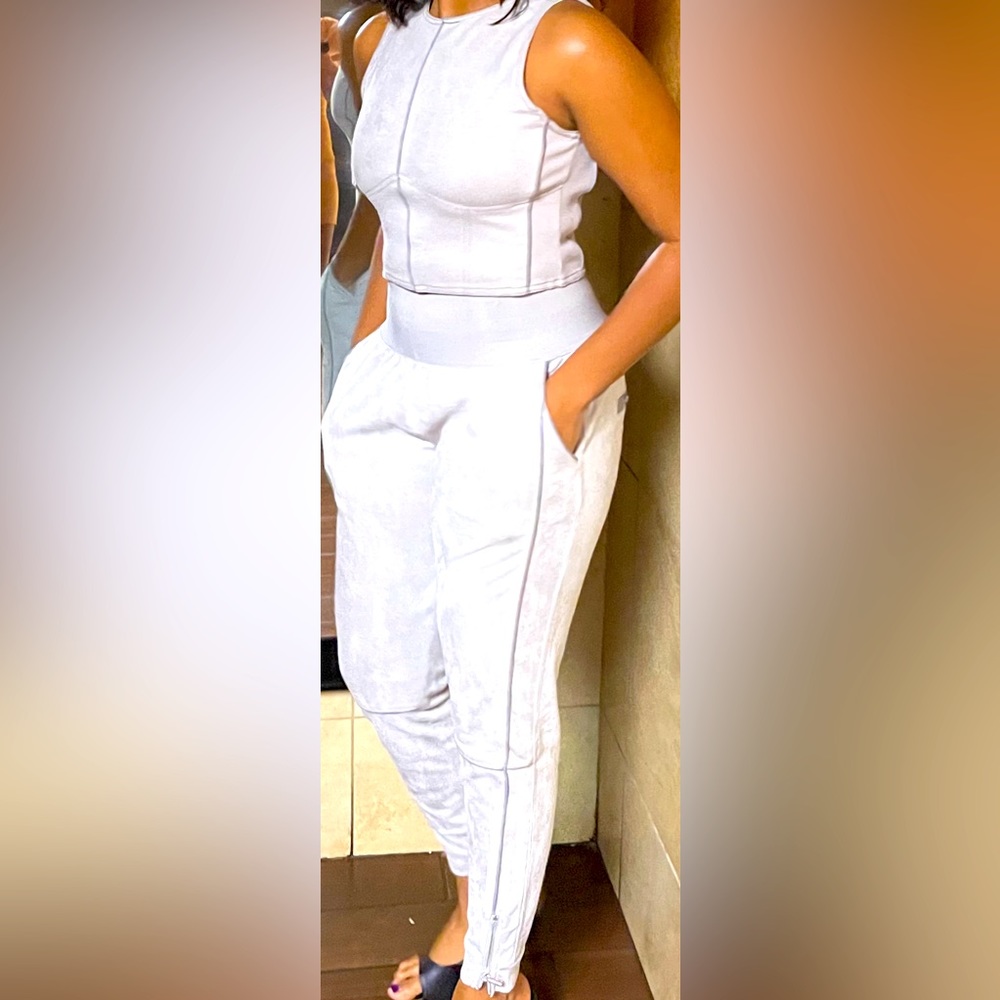 Maniere de Voire Gray Top and Bottom Set